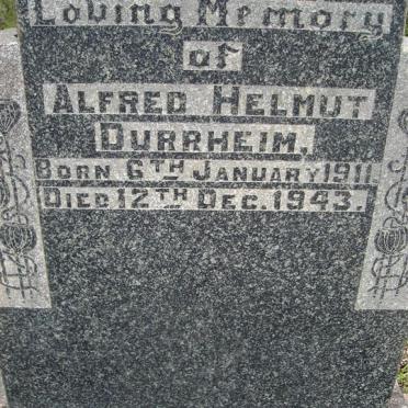 DURRHEIM Alfred Helmut 1911-1943