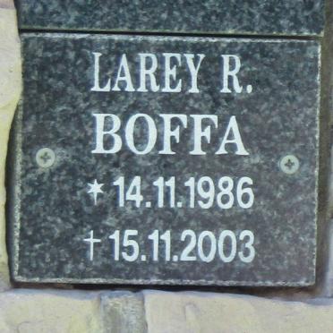 BOFFA Larey R. 1986-2003