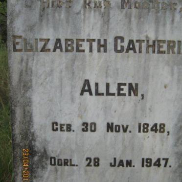 ALLEN Elizabeth Catherine 1848-1947