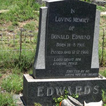 EDWARDS Donald Edmund 1901-1960