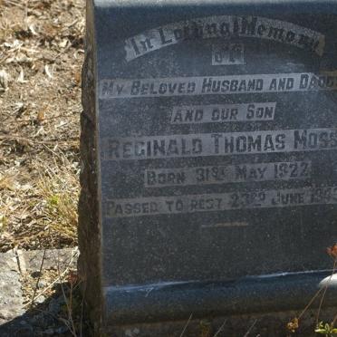 MOSS Reginald Thomas 1922-1943