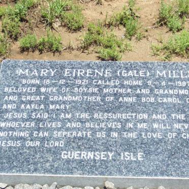 MILLS Mary Eirene nee GALE 1921-1997