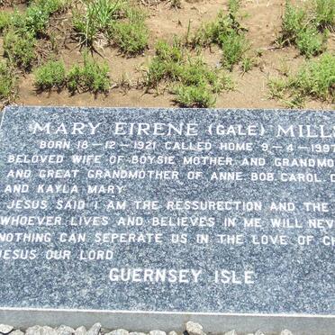 MILLS Mary Eirene nee GALE 1921-1997