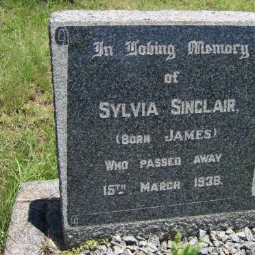SINCLAIR Sylvia nee JAMES -1939