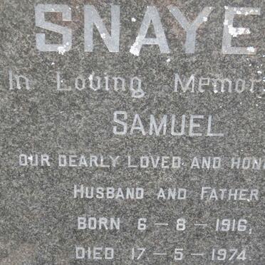 SNAYER Samuel 1916-1974