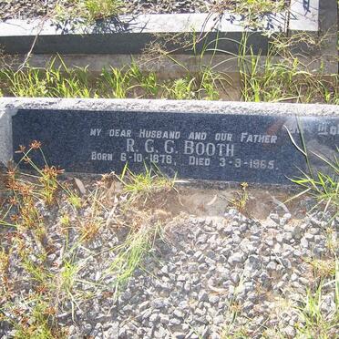 BOOTH R.G.G. 1878-1965