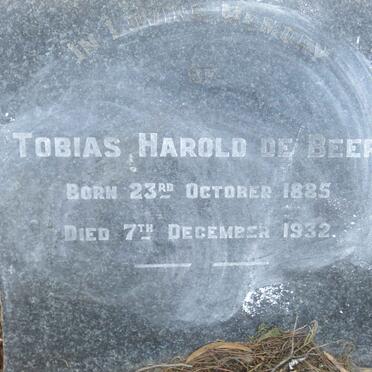 BEER Tobias Harold, de 1885-1932