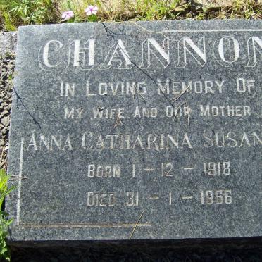 CHANNON Anna Catharina Susanna 1918-1966