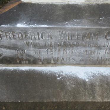 CLARKE Frederick William -1898