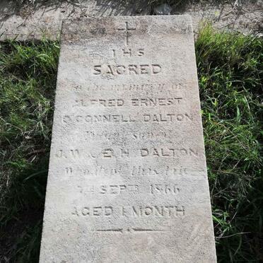 DALTON Alfred Ernest O'Connell 1866-1866
