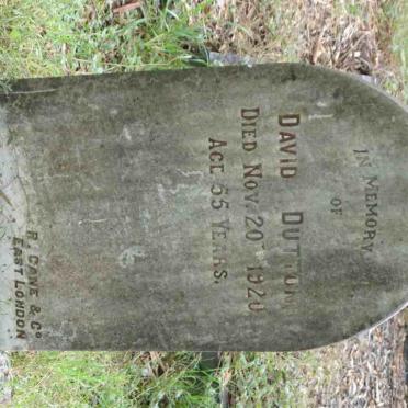 DUTTON David -1920