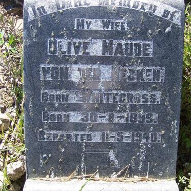 DECKEN Olive Maude, von der nee WHITECROSS 1899-1940