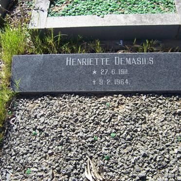 DEMASIUS Henriette 1911-1964