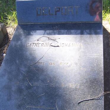 DELPORT Catherine Johanna nee VAN WYK 1907-1972