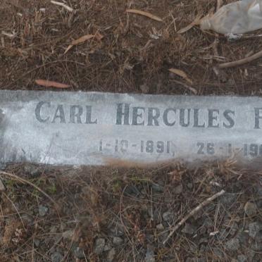 FOUCHE Carl Hercules 1891-1968
