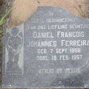 FERREIRA Daniel Francois Johannes 1956-1957