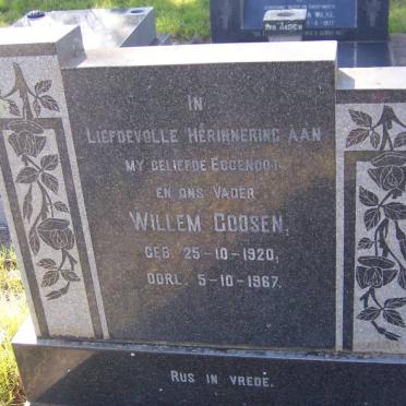 GOOSEN Willem 1920-1967