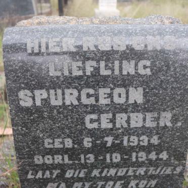 GERBER Spurgeon 1934-1944 