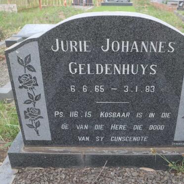 GELDENHUYS Jurie Johannes 1965-1983