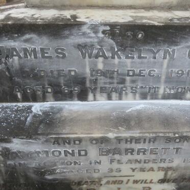 GRAY James Wakelyn -1917 &amp; Annie -1917 :: GRAY Raymond Barrett -1916