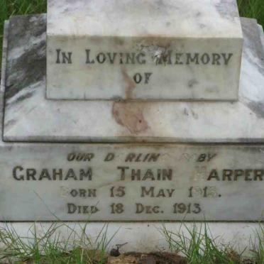 HARPER Graham Thain 1913-1913