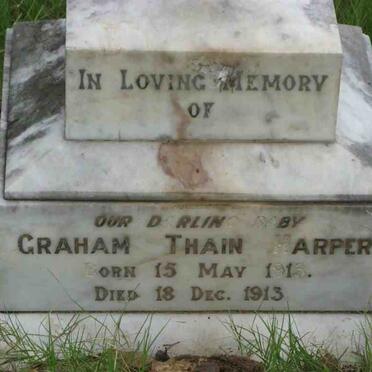 HARPER Graham Thain 1913-1913