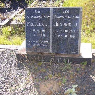 HEATH Frederick 1911-1976 :: HEATH Hendrik J. 1913-1991