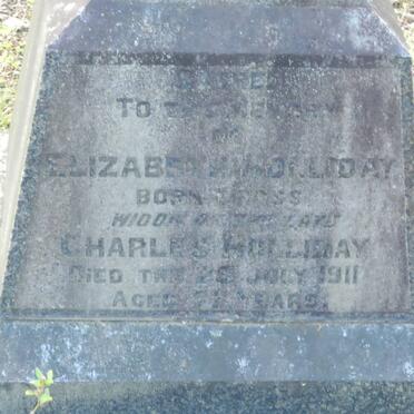 HOLLIDAY Elizabeth born CROSS -1911