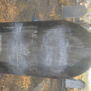 HANESWORTH Arthur 1849-1918 &amp; Ada Margaret GEARD 1859-1944