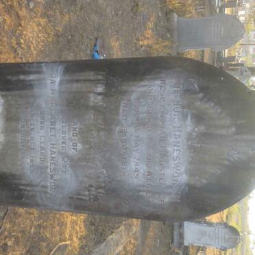 HANESWORTH Arthur 1849-1918 &amp; Ada Margaret GEARD 1859-1944