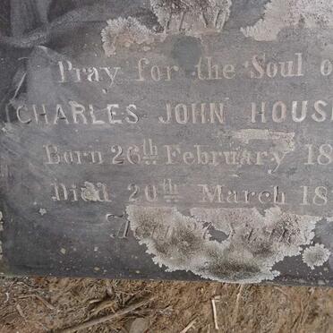 HOUSLEY Charles John 1847-1874