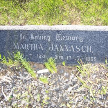 JANNASCH Martha 1880-1969