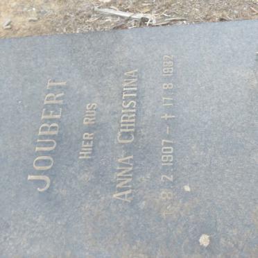 JOUBERT Anna Christina 1907-1982