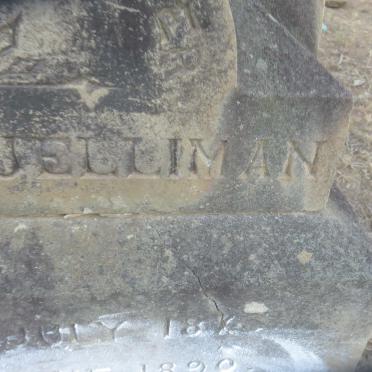 JELLIMAN Alice A. 187?-1890 
