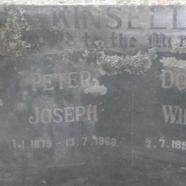 KINSELLA Peter Joseph 1879-1968 &amp; Dolores Winifred 1897-1963
