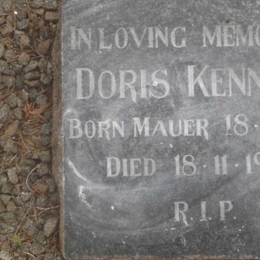 KENNARD Doris nee MAUER 1910-1961