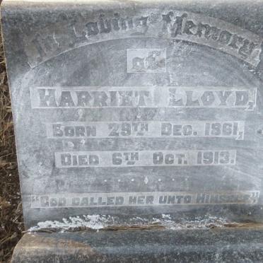 LLOYD Harriet 1861-1913