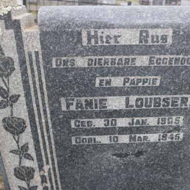 LOUBSER Fanie 1905-1945 