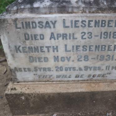 LIESENBERG Lindsay -1918 :: LIESENBERG Kenneth -1931