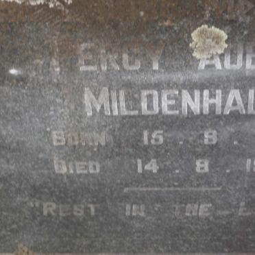 MILDENHALL Percy Aubrey 1879-1958