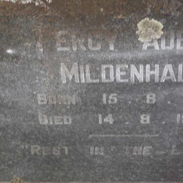 MILDENHALL Percy Aubrey 1879-1958