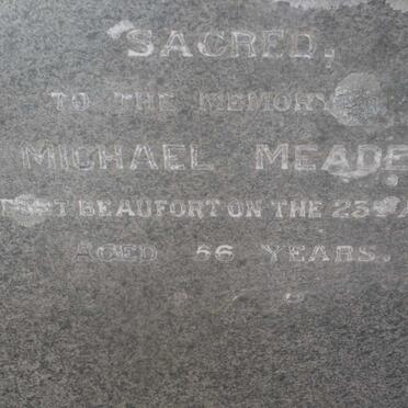 MEADE Michael -1890