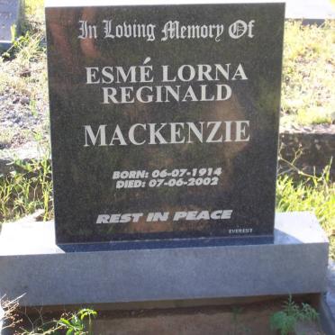 MacKENZIE Esmé Lorna Reginald 1914-2002