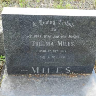 MILES Thelma 1917-1971