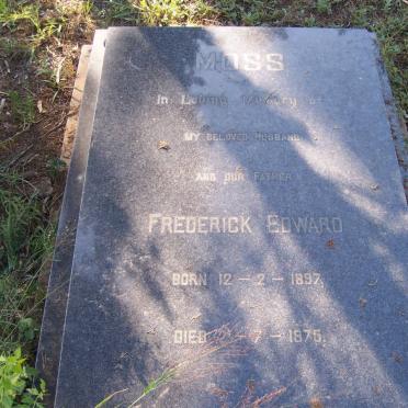 MOSS Frederick Edward 1897-1975