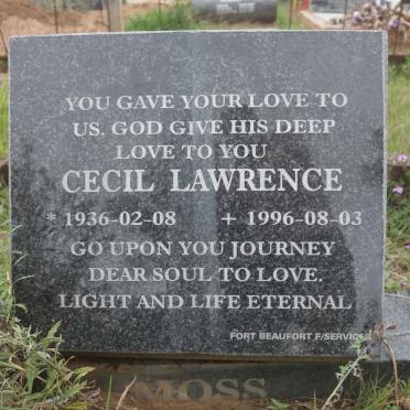 MOSS Cecil Lawrence 1936-1996