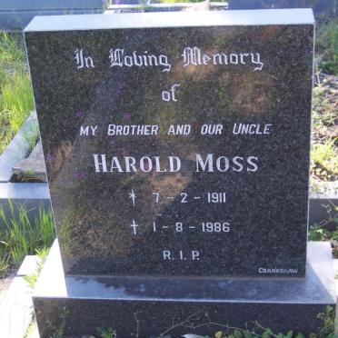 MOSS Harold 1911-1986