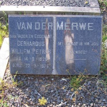 MERWE Gerhardus Willem Petrus, van der 1926-1976