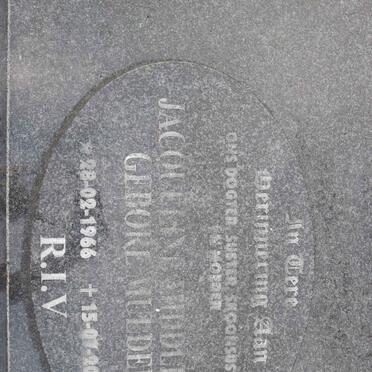 MIDDLETON Jacqueline nee MULDER 1966-2009