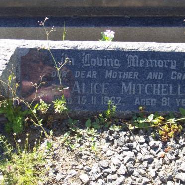 MITCHELL Alice -1962